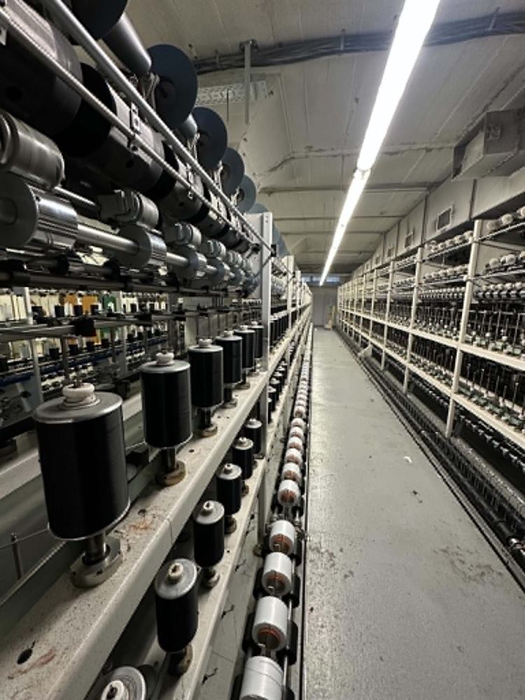 Factory production aisle